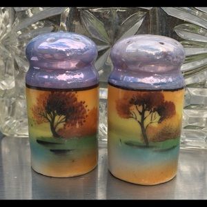 Vintage Lusterware Japan Salt & Pepper Shaker Set